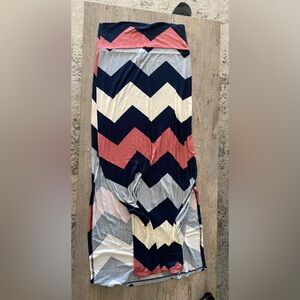 Long split maxi skirt